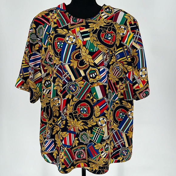 ELIZABETH LIZ CLAIBORNE‎ BLOUSE - Picture 1 of 8